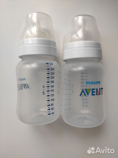 Бутылочки для кормления avent 2 шт