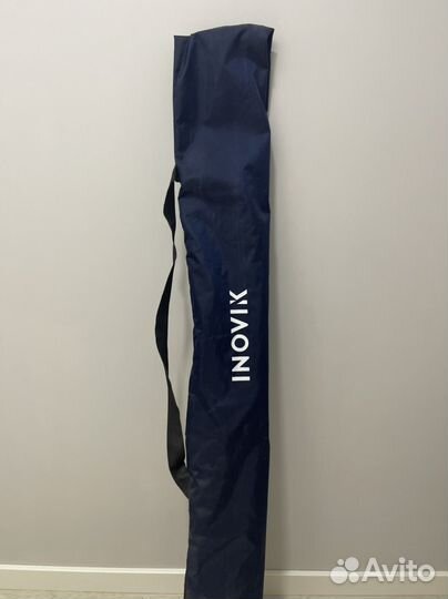 Детские лыжные ботинки, лыжи, палки, чехол inovik