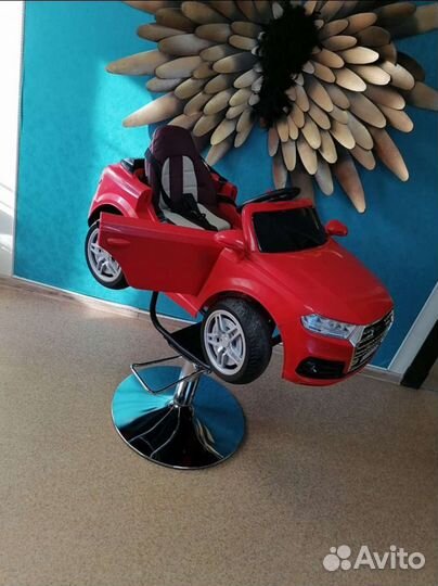 Детское парикмахерское кресло машинка