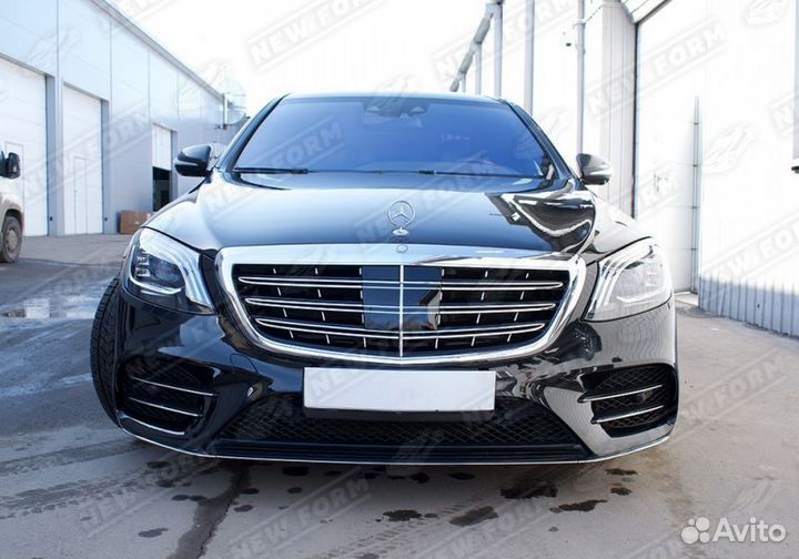 AMG пакет с оптикой Mercedes S class W222 рест