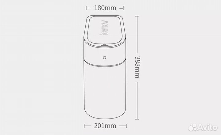 Умное мусорное ведро Xiaomi Townew T3