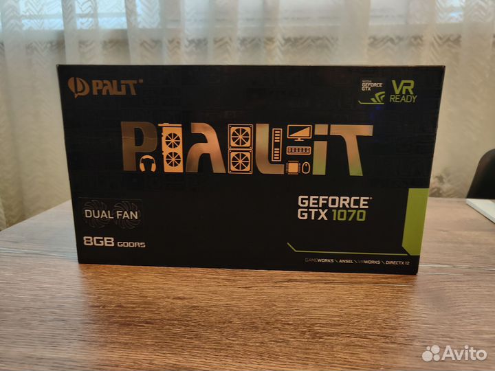 Видеокарта gtx 1070 8gb