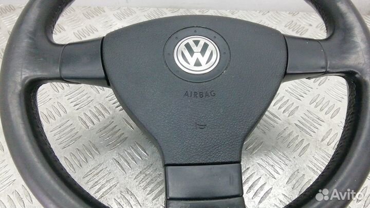 Руль кожаный Volkswagen Passat B6