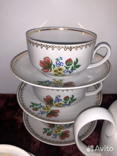 Чайный сервиз СССР рига