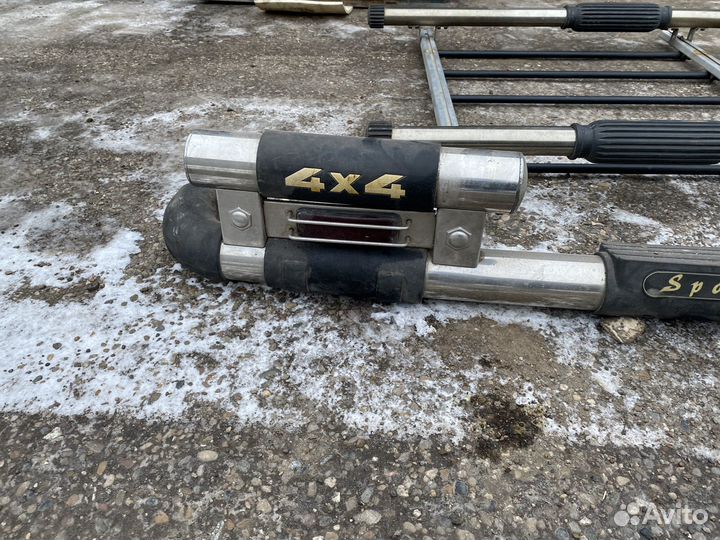 Багажник на крышу и задний бампер Sportage 1