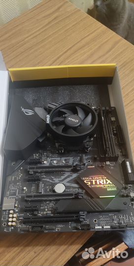 Игровой комплект AMD Ryzen 3 1200 + мать + ж диск