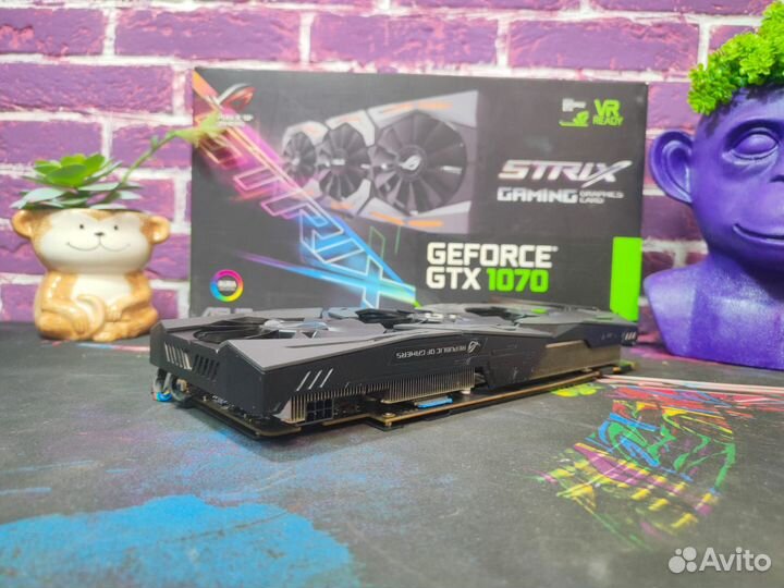 Видеокарта asus ROG strix GTX 1070