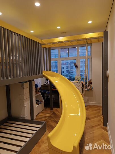 Детская игровая комната с горкой под ключ