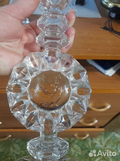 Подсвечник хрустальный СССР