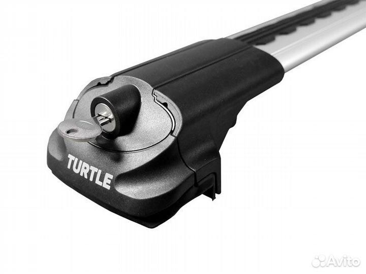 Багажник на рейлинги Turtle Air 1 Clamp 2 122 Silver Tank 300, 2021+ CAN TUR.A1.clamp2.122.S