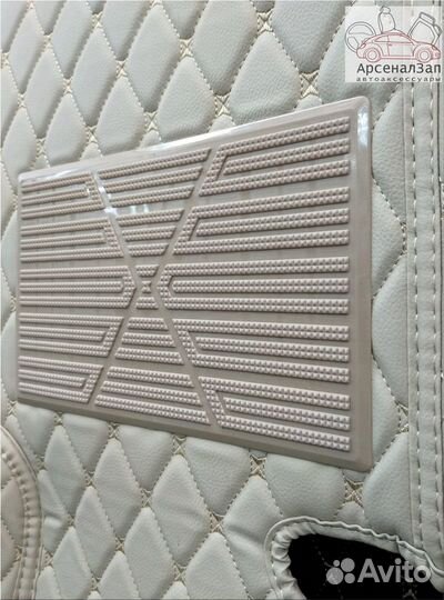 5d коврики из экокожи Kia Rio бежевые