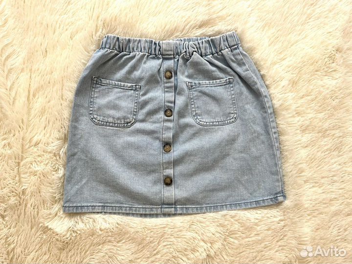 Юбка джинсовая для девочки 134