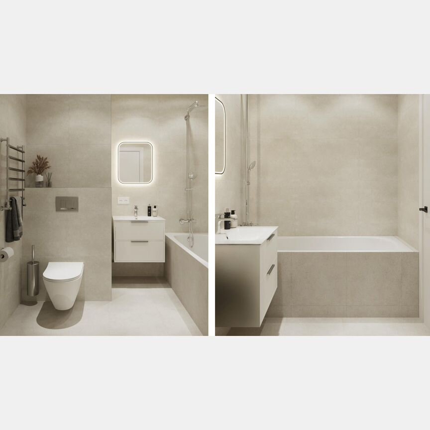 Апартаменты-студия, 34,4 м², 6/10 эт.