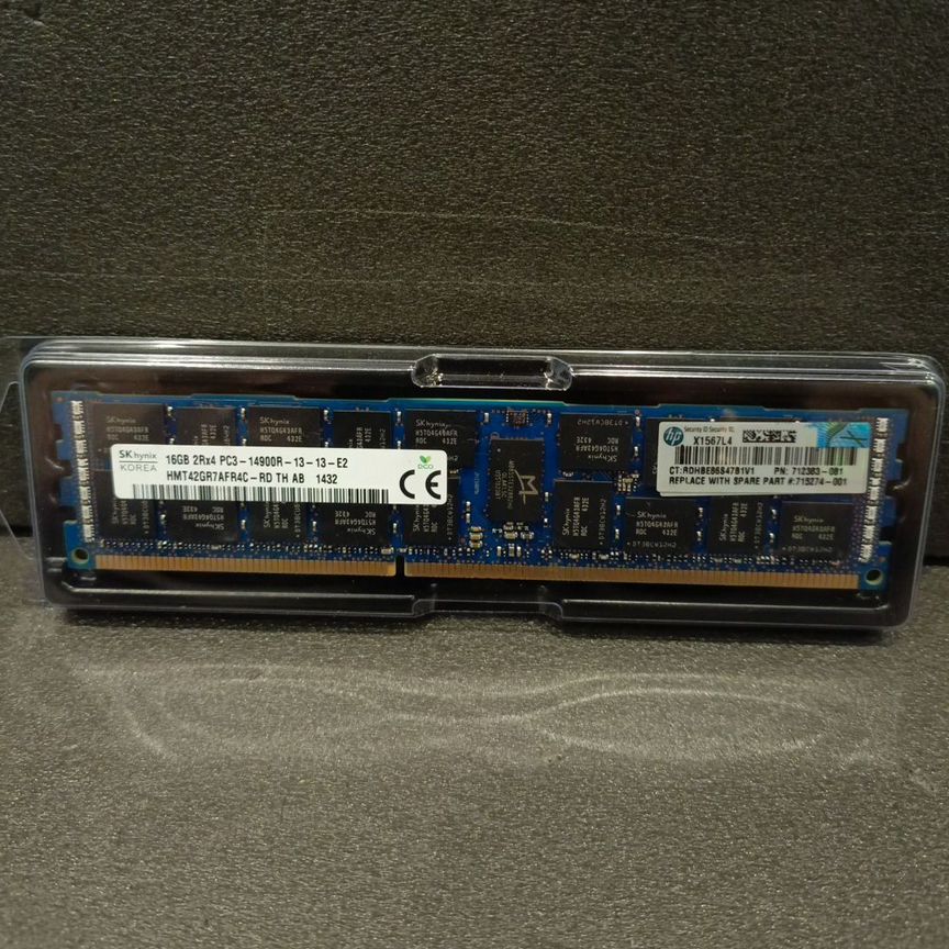 [HMT42GR7AFR4C-RD] Hynix 16 Гб Ddr3 1866 Мгц Dimm Hpe Hmt42gr7afr4c-Rd