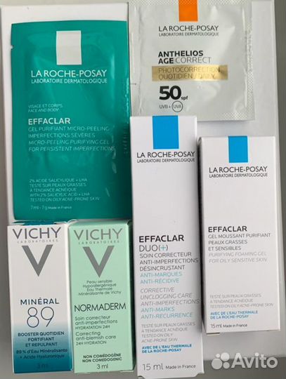 Набор мини-продуктов и пробников