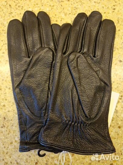 Новые кожаные перчатки из оленьей кожи