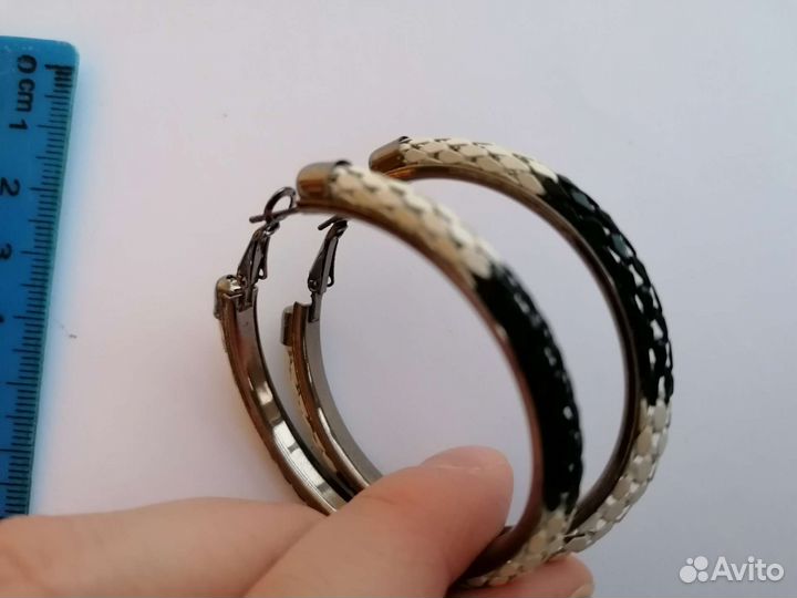 Серьги кольца