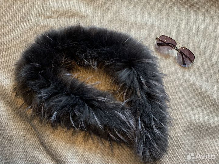 Меховой воротник искусствен для оторочки куртки