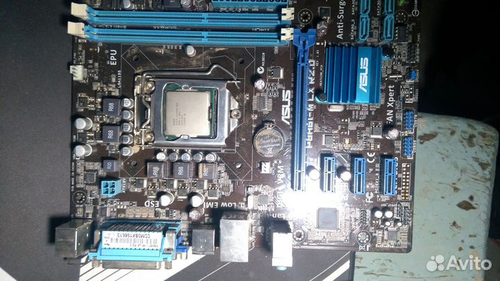 Комплект материнская плата проц и память
