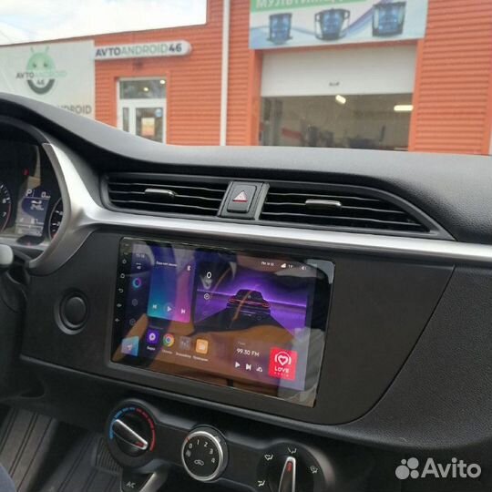 Андроид магнитола Kia Rio 4 2\32 qled установка