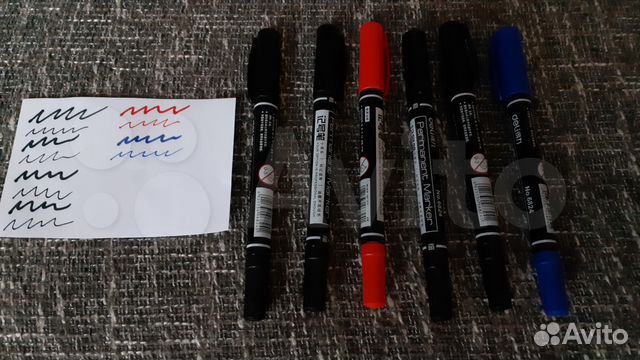 Ручка с невидимыми чернилами,Маркеры двусторонние