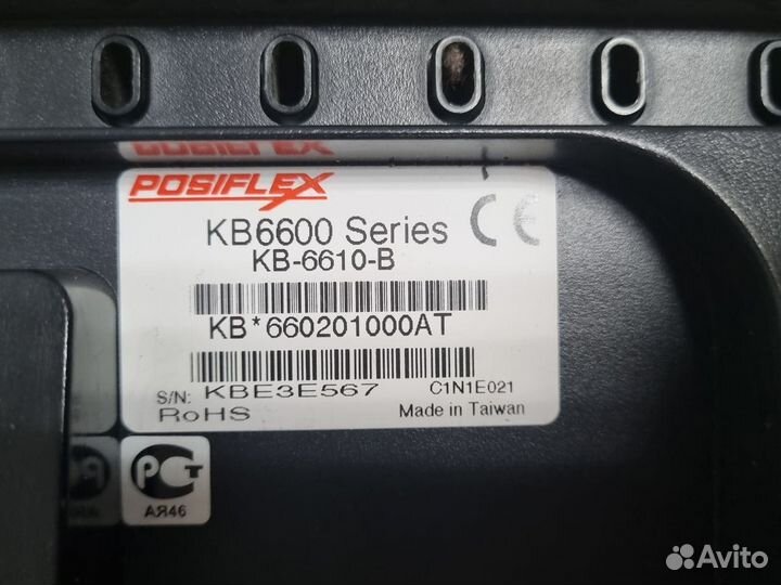 Pos клавиатура программируемая Posiflex KB6600B