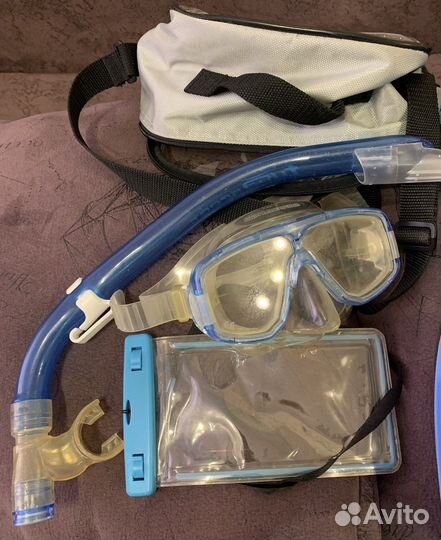 Ласты маска трубка для плавания размер 40 - 46