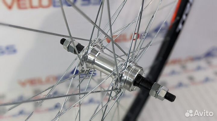 Колесо 28-29 заднее под трещотку V-brake
