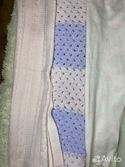 Пледы и покрывало бу