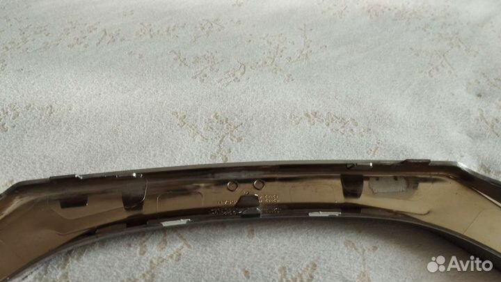 Хромнакладка на решетку радиатора Кашкай j11