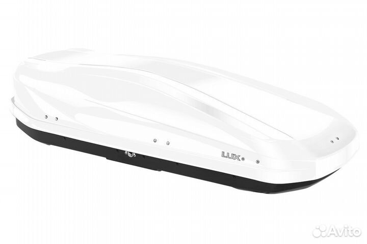 Бокс на крышу Lux Irbis 175 белый глянец