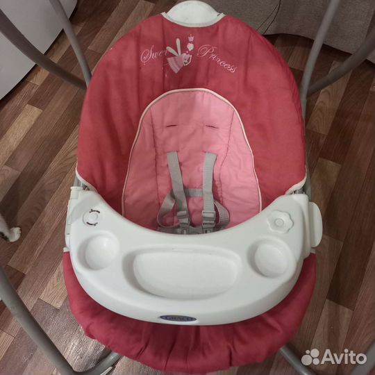 Детские электронные качели для новорожденных