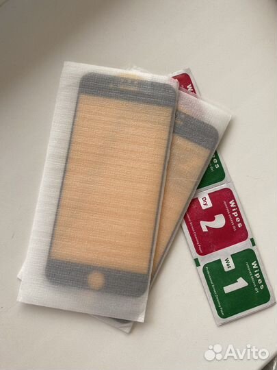Защитное стекло iPhone 6/6s 5шт