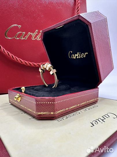 Золотое кольцо cartier гайка Ecrou de Cartier