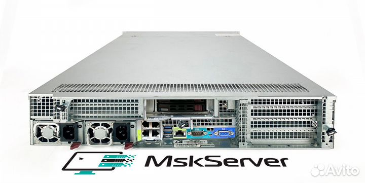 Сервер Supermicro 6029U-E1CR4 2x Gold 6230R 128Gb