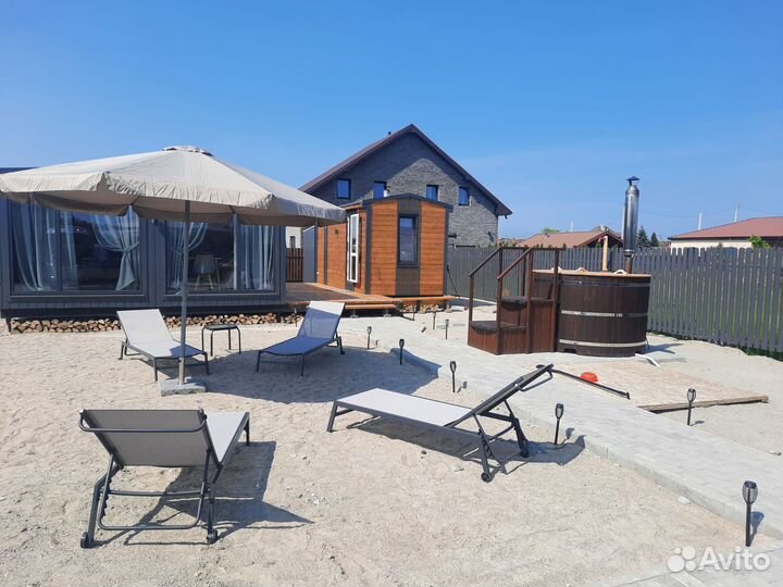 Баня на дровах с чаном