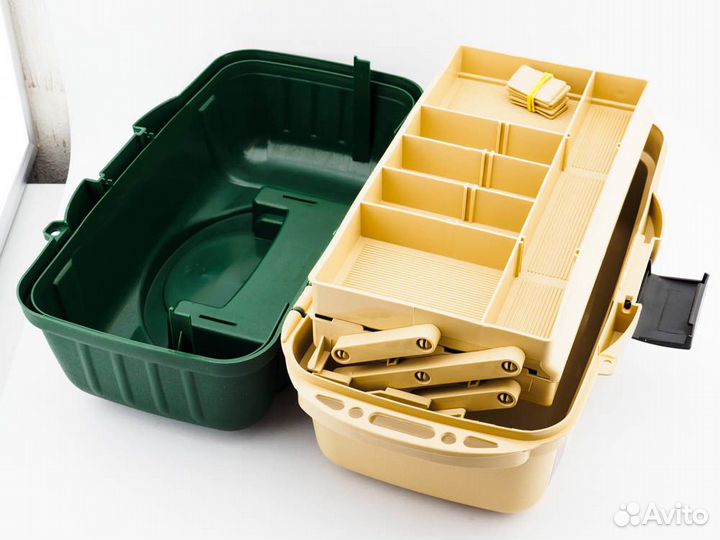 Чемодан рыболовный 2 полки