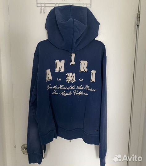 Зип худи Amiri Vintage Collegiate Blue