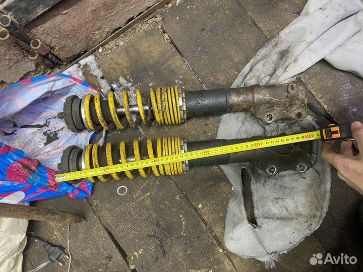 Регулируемые стойки кайловеры VW Golf