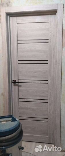 Межкомнатные двери двустворчатые экошпон