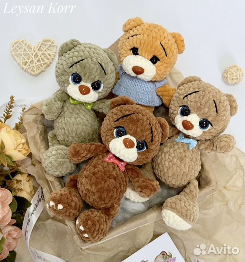 Вязаные игрушки ручной работы