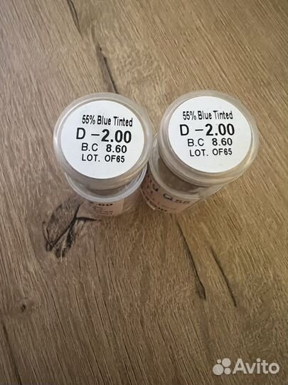 Линзы контактные