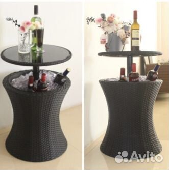 Садовая мебель, столик из искусственного ротанга