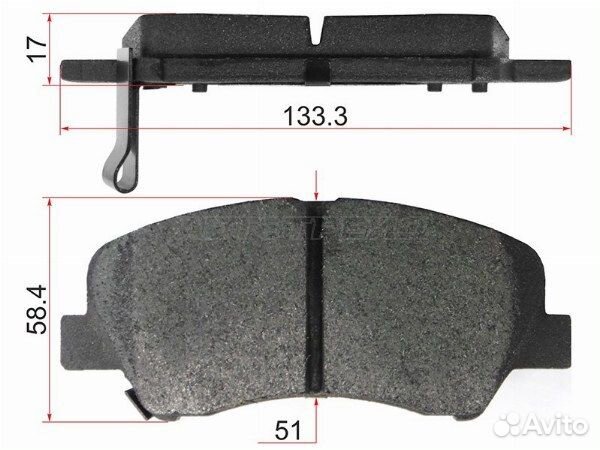 Колодки тормозные