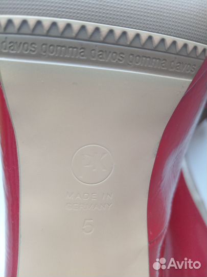 Туфли женские, Peter Kaiser, р.38 нат. кожа