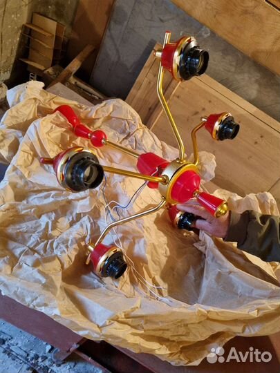 Люстра времен СССР новая