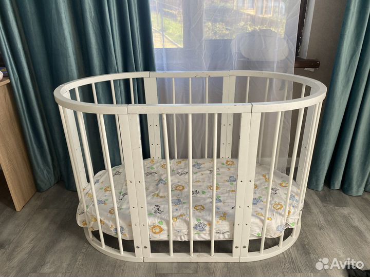 Детская кроватка круглая
