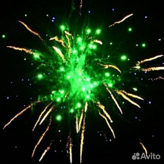 Фейерверки, салюты - Батарея салютов Акварель