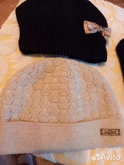 Шапка и снуд женский