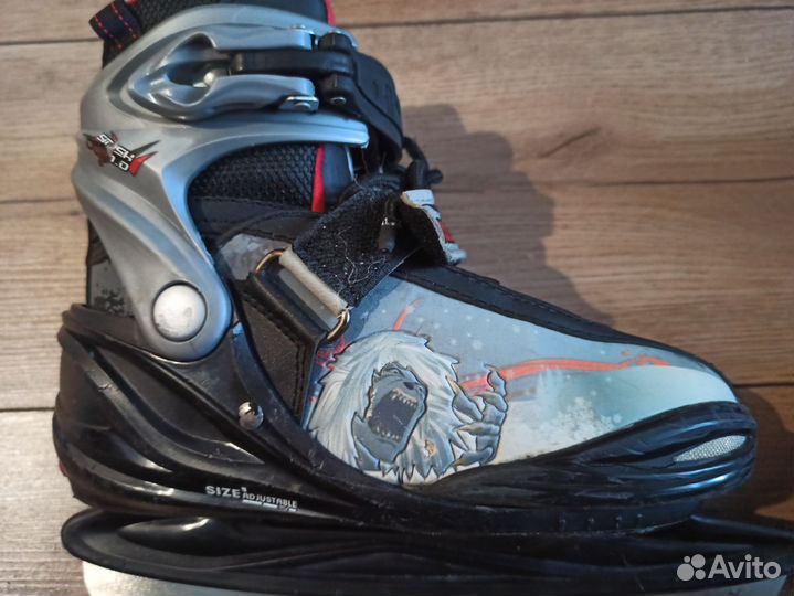 Коньки детские раздвижные 34 37